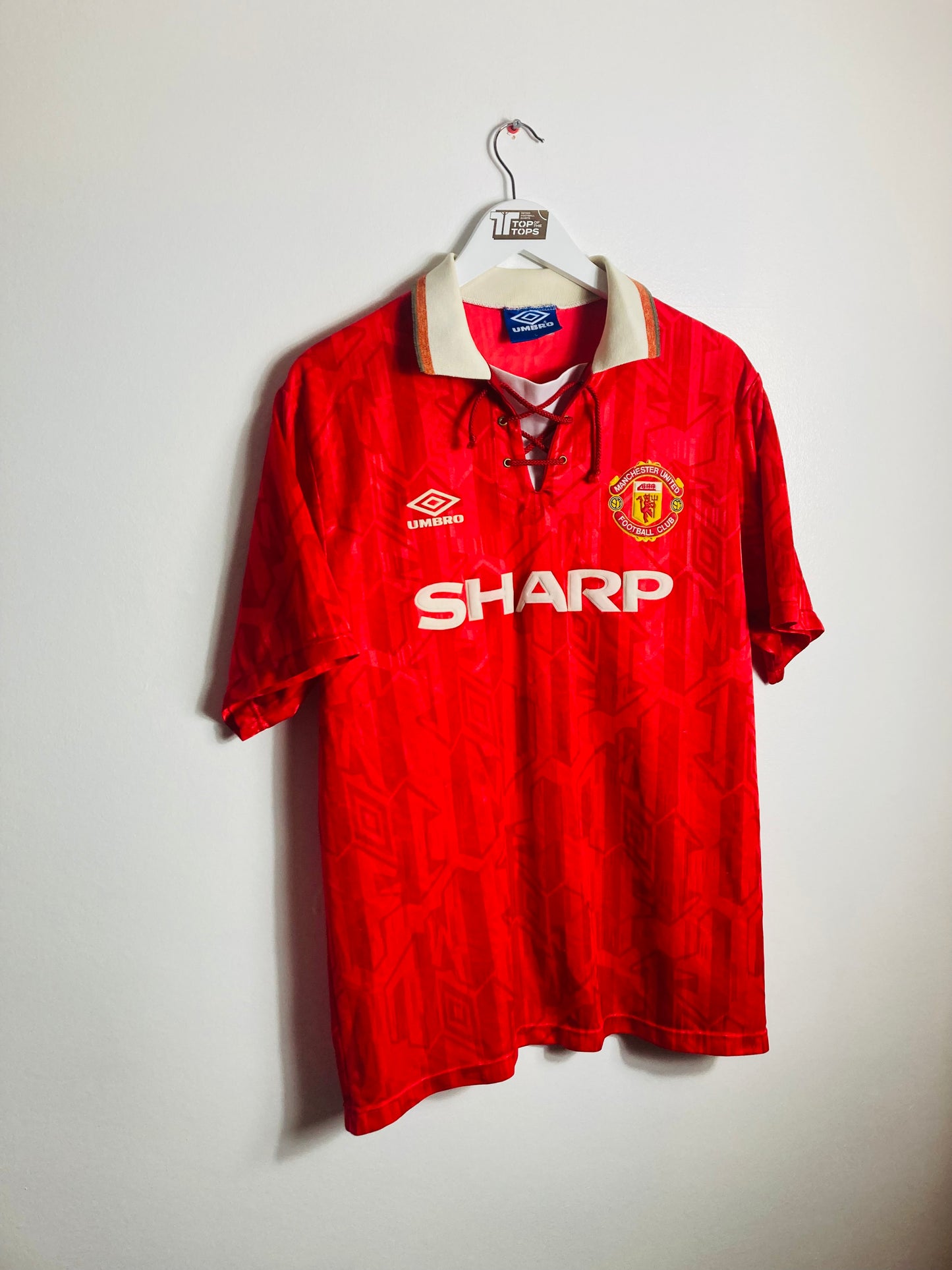 Manchester United home football shirt
1992/94 Irwin Large