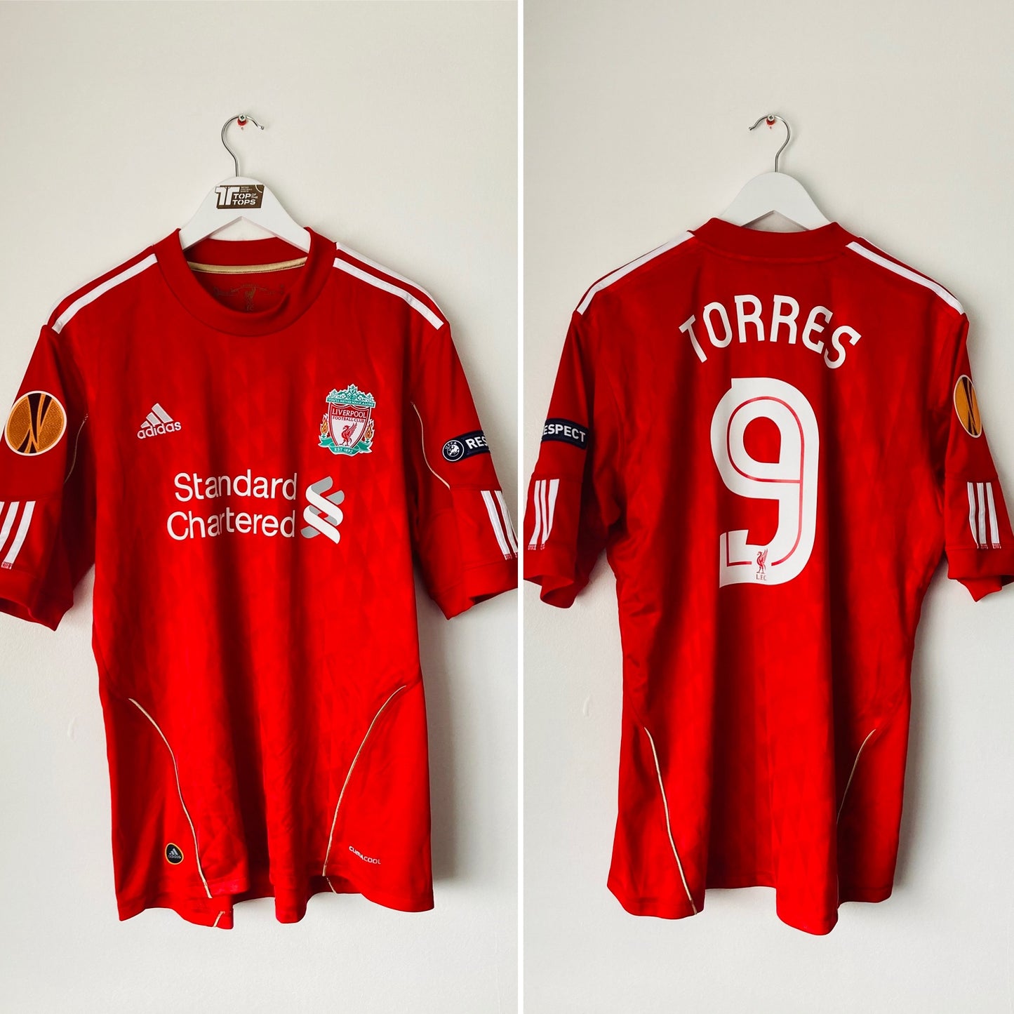 Liverpool home football shirt 2010/11 Torres Large