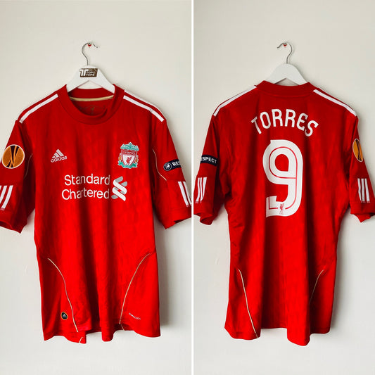 Liverpool home football shirt 2010/11 Torres Large