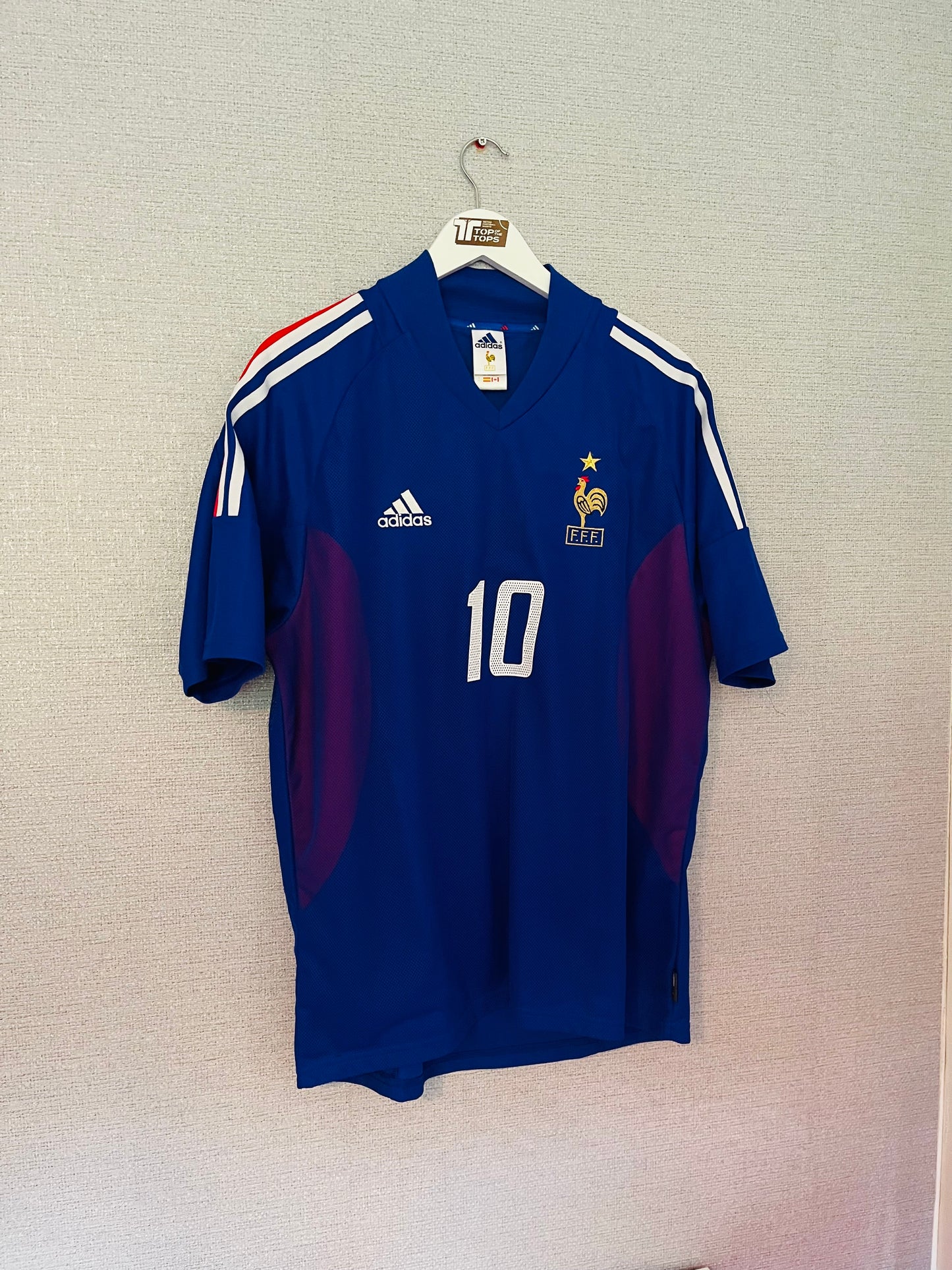 France home football shirt          W/C 2002 Zidane Large