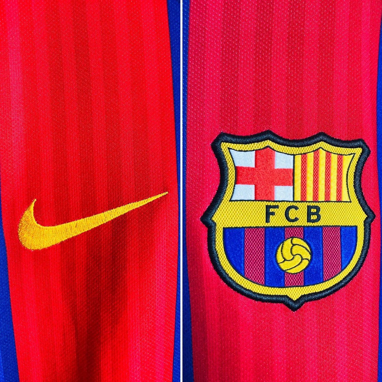 Barcelona home football shirt
2016/17 Suarez Large