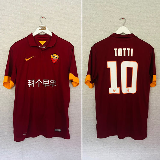 Roma home football shirt 2014/15 Totti Large