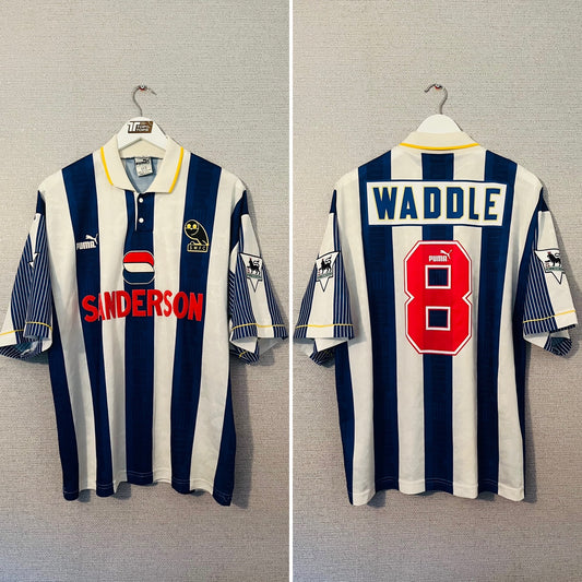 Sheffield Wednesday home football shirt 1993/95 Waddle Large