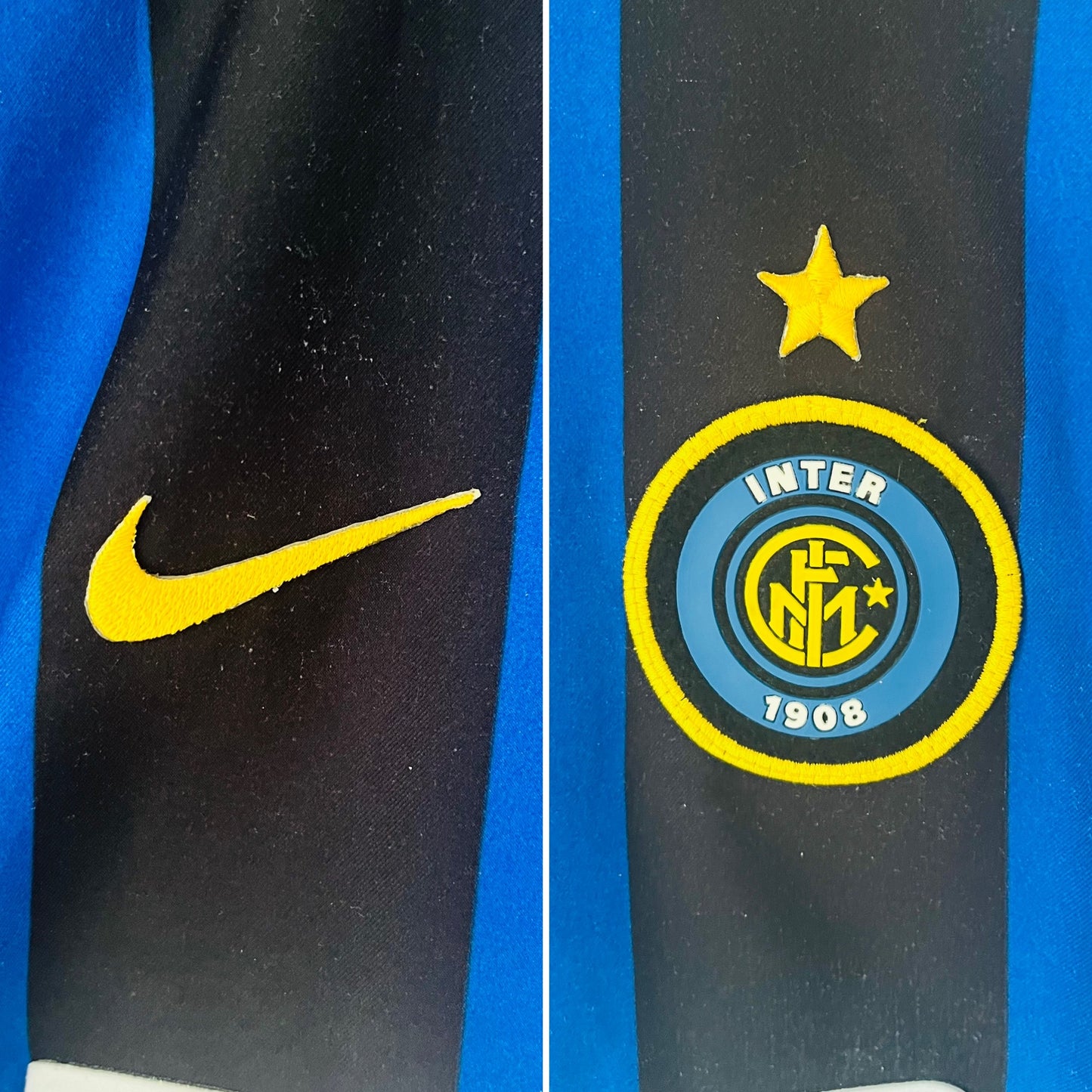 Inter Milan home football shirt 2002/03 Batistuta Medium