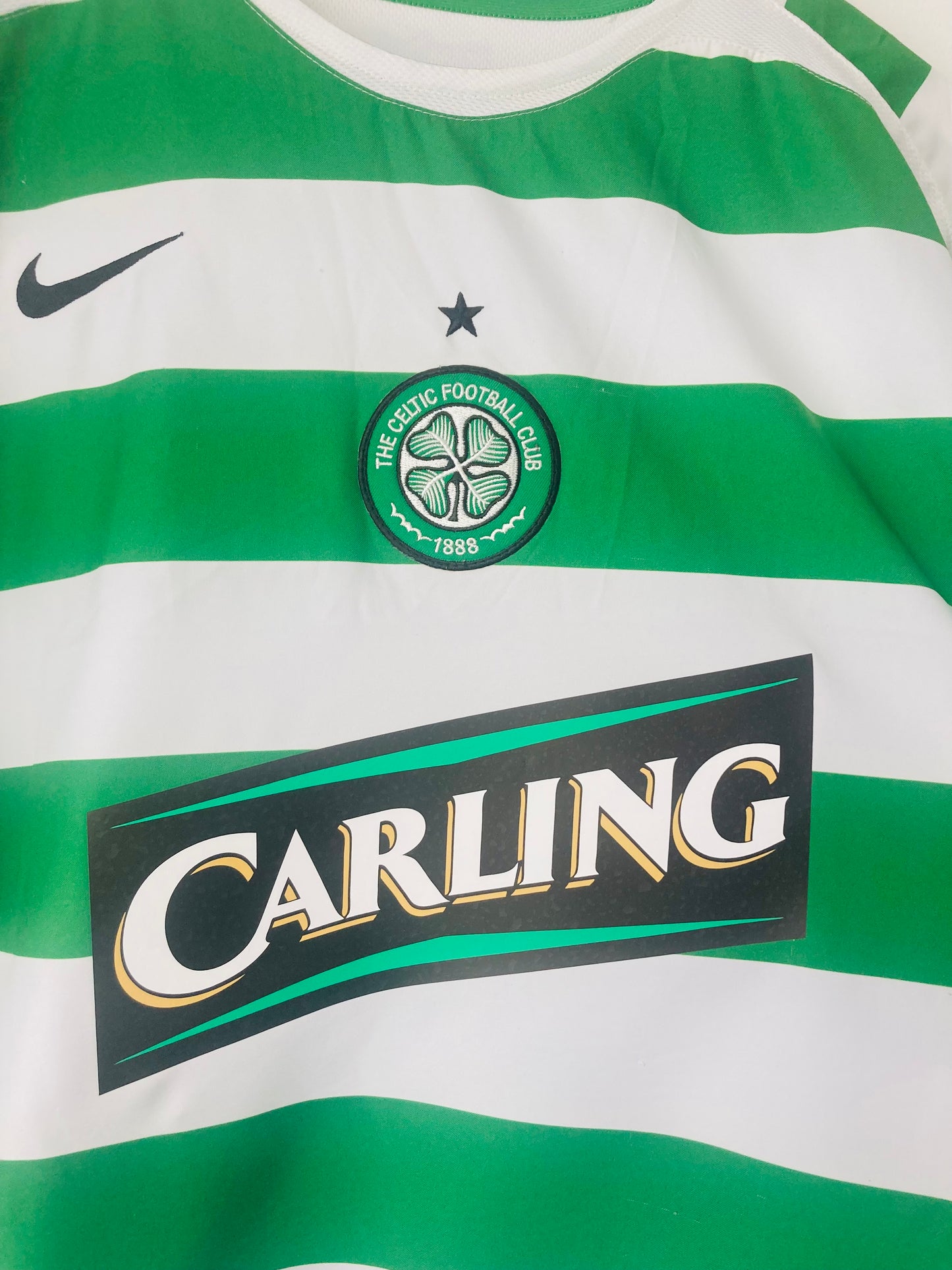 Glasgow Celtic home football shirt 2005/06 Petrov XXL