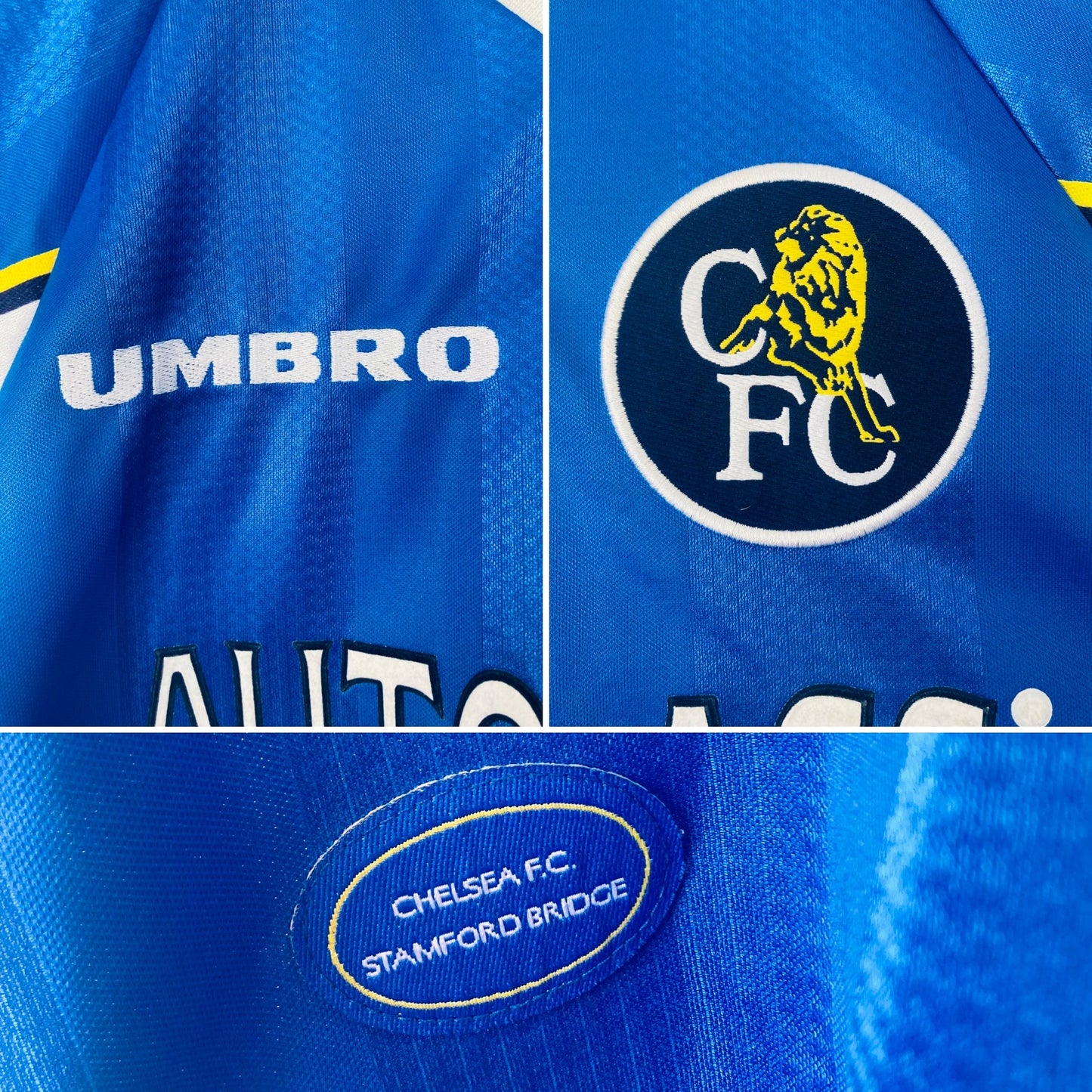 Chelsea home football shirt 1997/98 Vialli XL