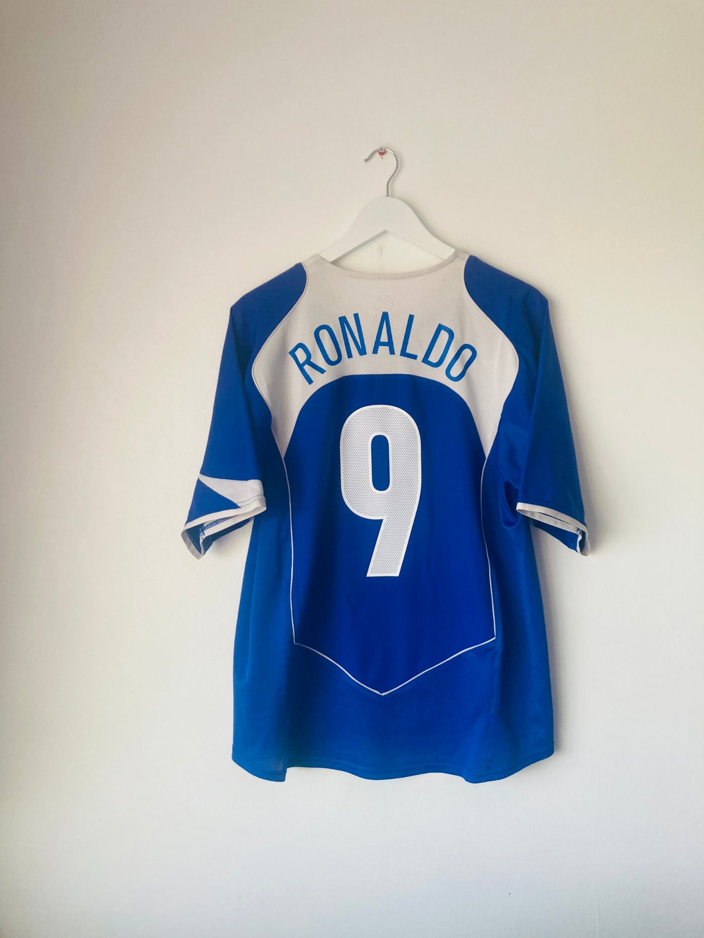Brazil away football shirt 2004/05 Ronaldo Large