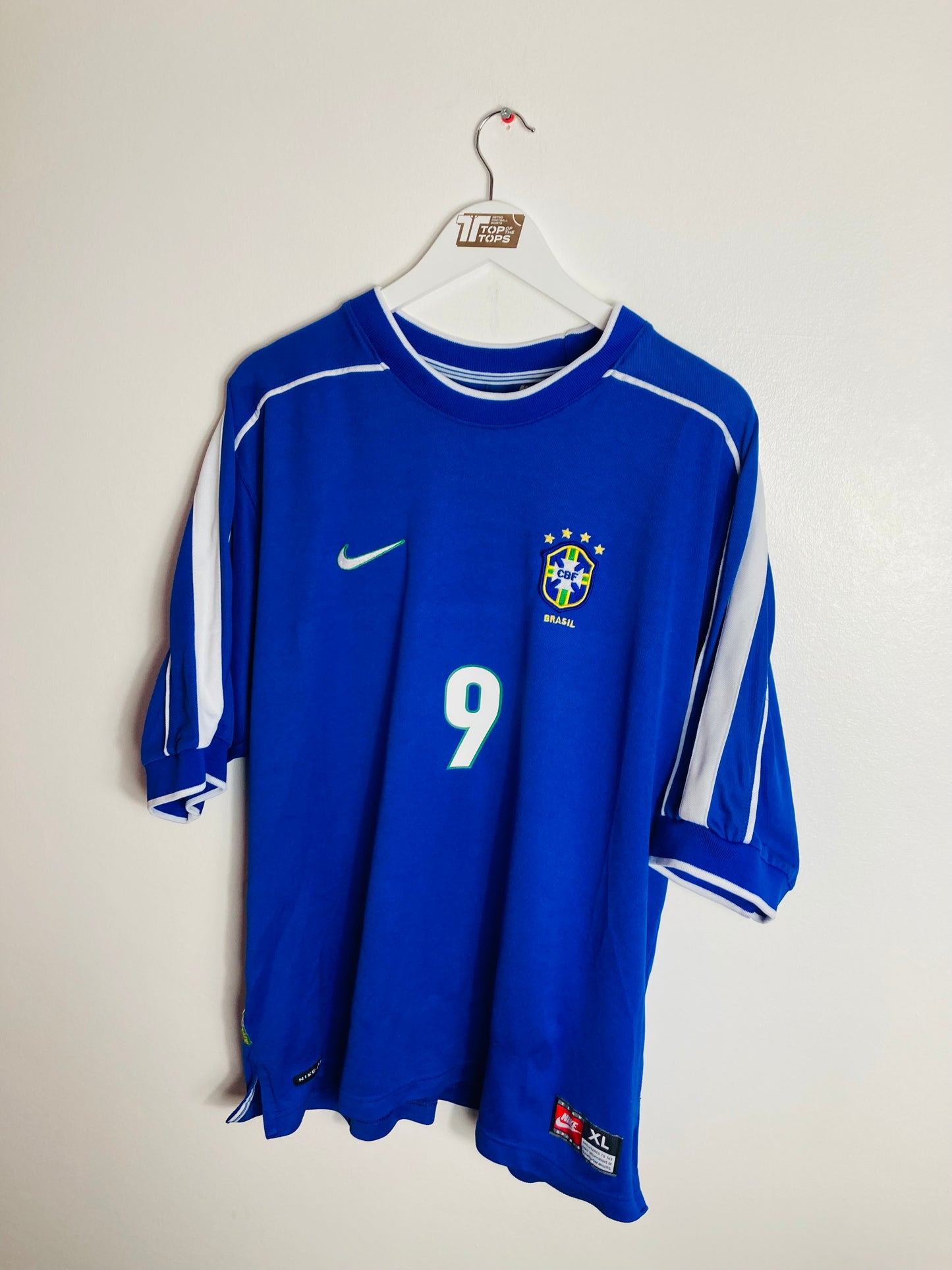 Brazil away football shirt R9 W/C 98 XL