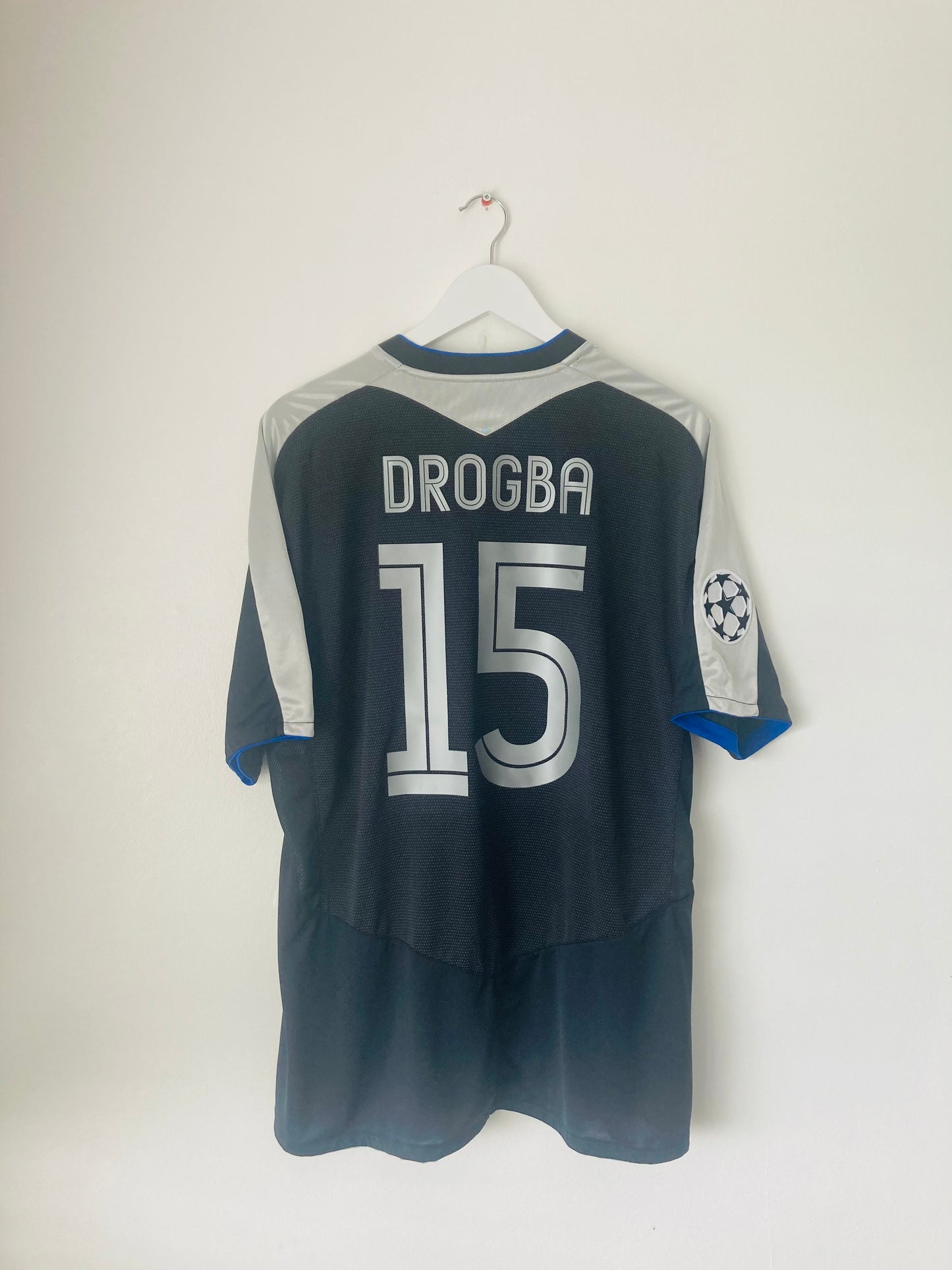Chelsea third football shirt 2004/05 Drogba XXL