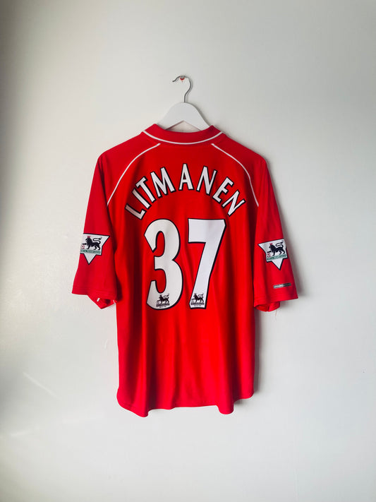 Liverpool home football shirt 2000/02 Litmanen Large