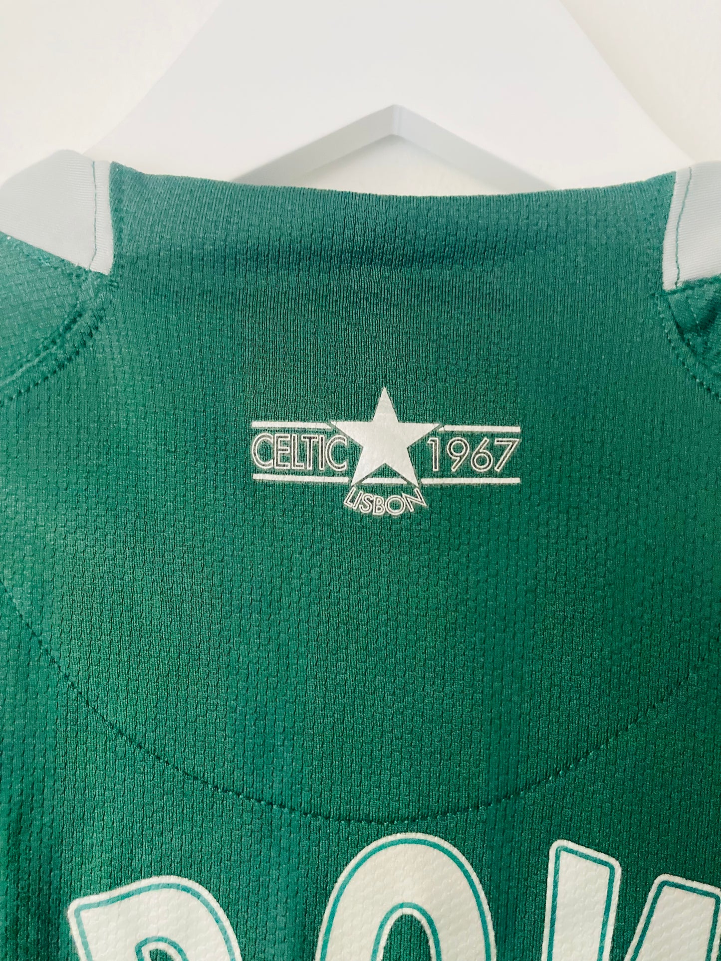 Glasgow Celtic away football shirt 2007/08 Brown Large