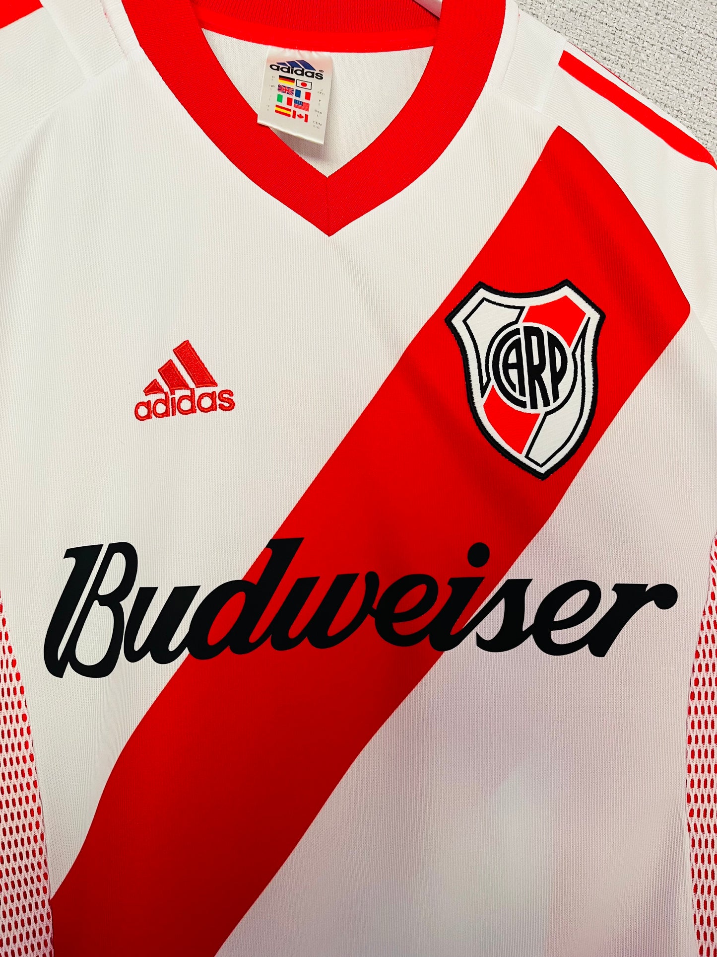 River Plate home football shirt
2002/03 10 (Ariel Ortega) Large