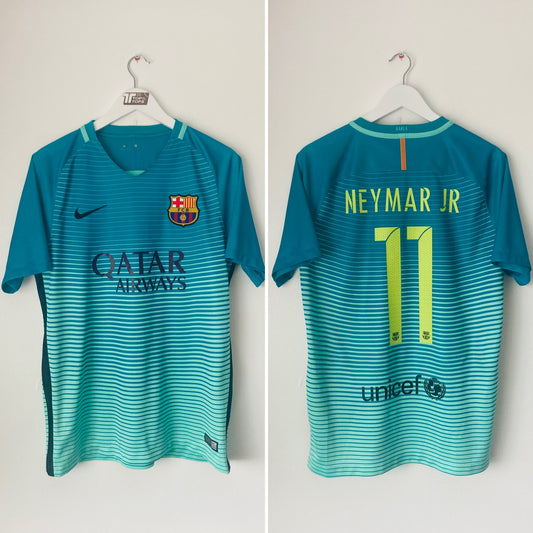 Barcelona third football shirt 2016/17 Neymar Jr Medium