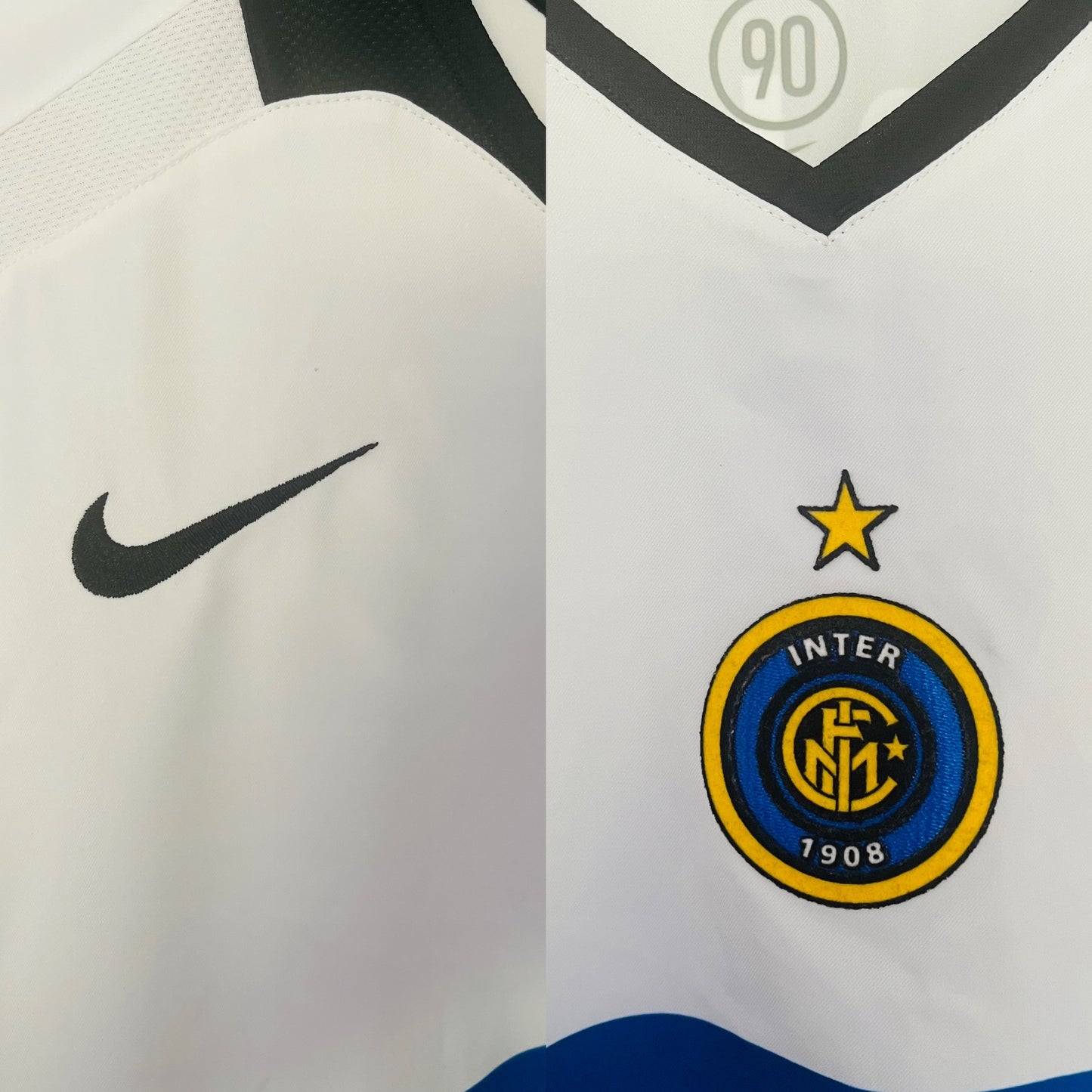 Inter Milan away football shirt 2005/06 Adriano XL