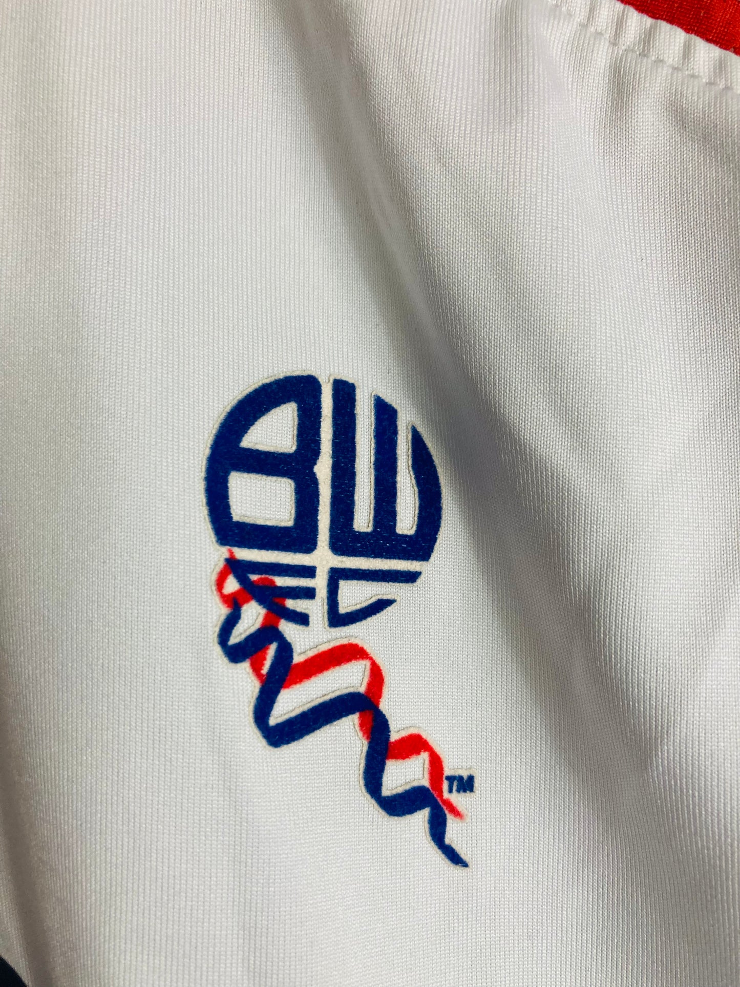 Bolton Wanderers home football shirt 2007/08 Stelios Largr