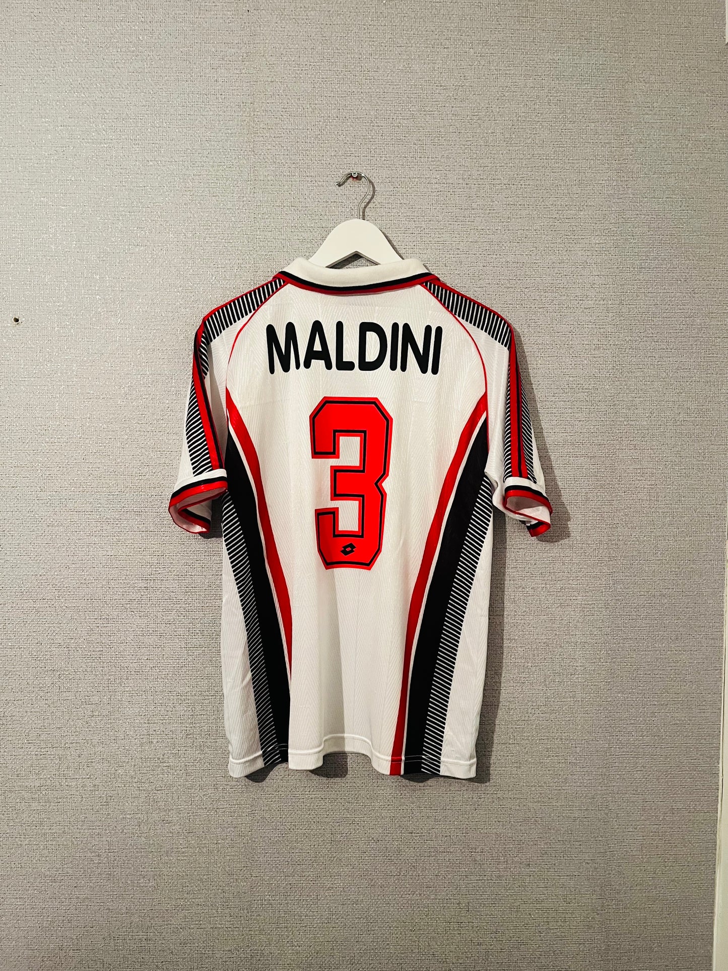 AC Milan away football shirt 1997/98 Maldini Medium