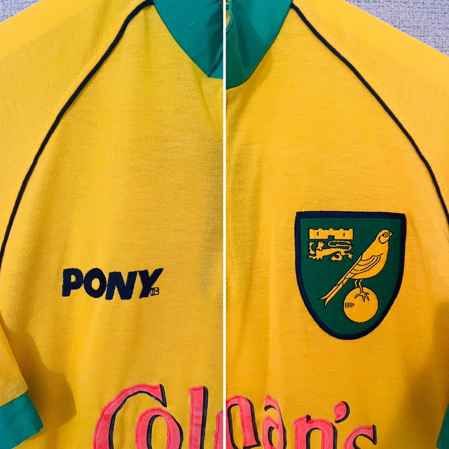 Norwich City home football shirt
1997/99 Large