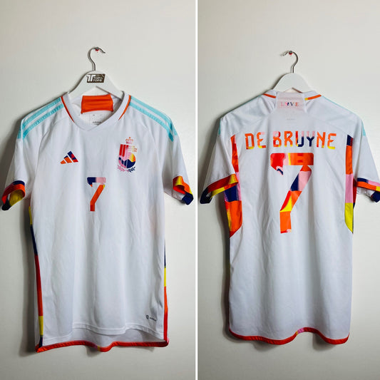 Belgium away football shirt 2022/23 De Bruyne Medium