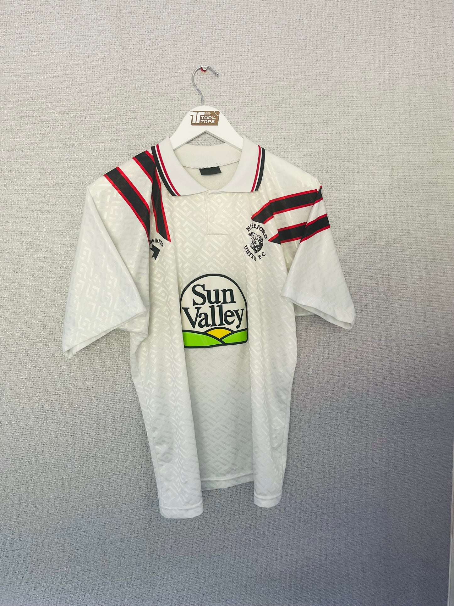 Hereford United home football shirt 1991/92 Medium