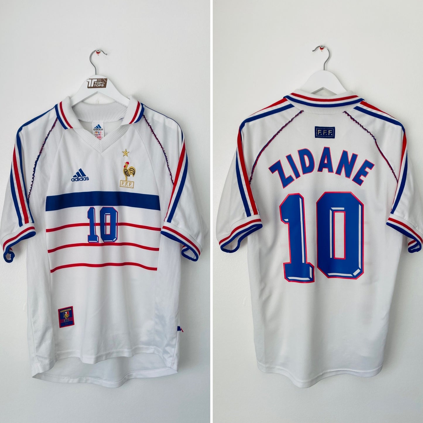 France away football shirt W/C1998 Zidane medium
