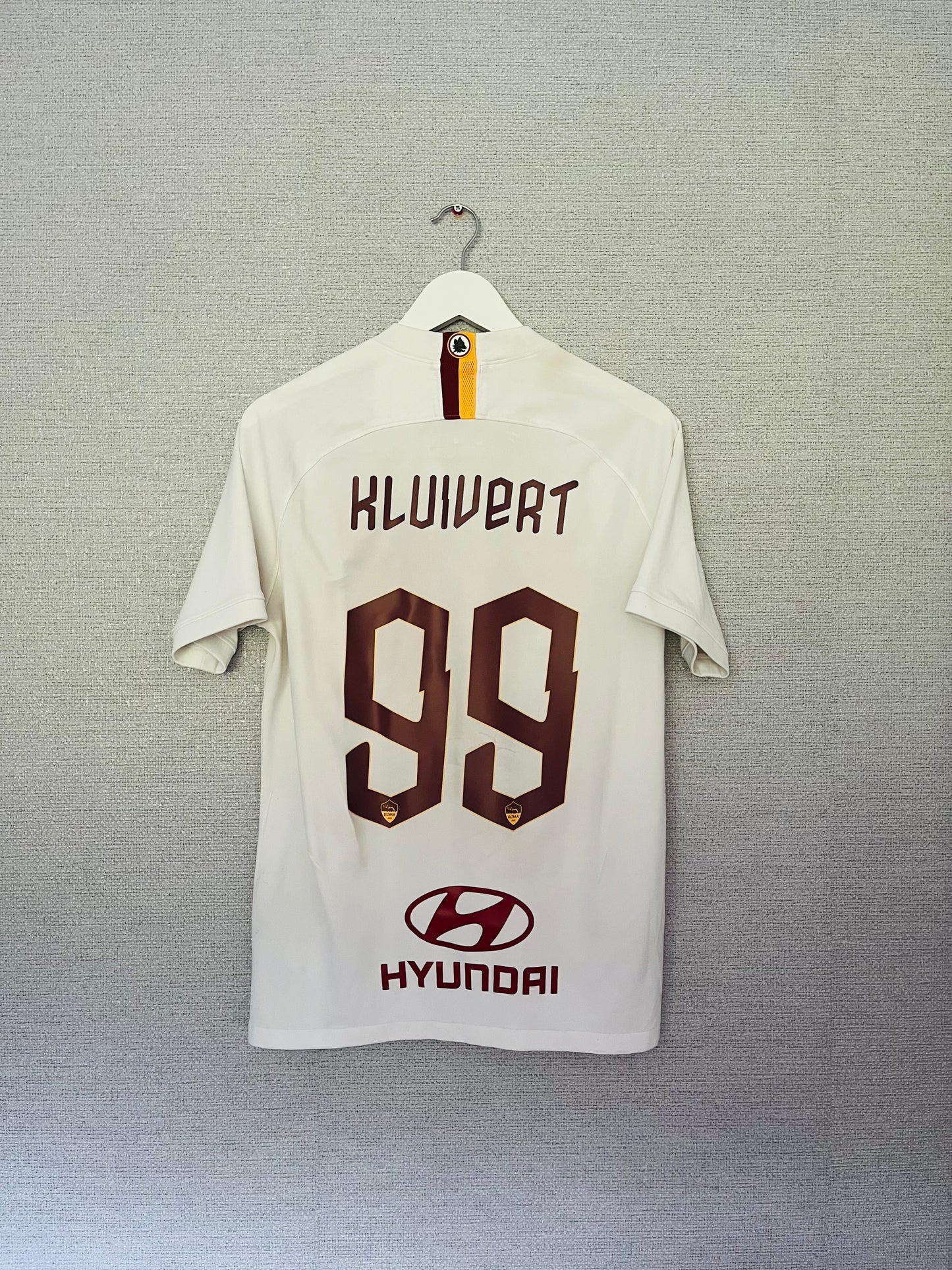 Roma away football shirt 2019/20 Kluivert Medium