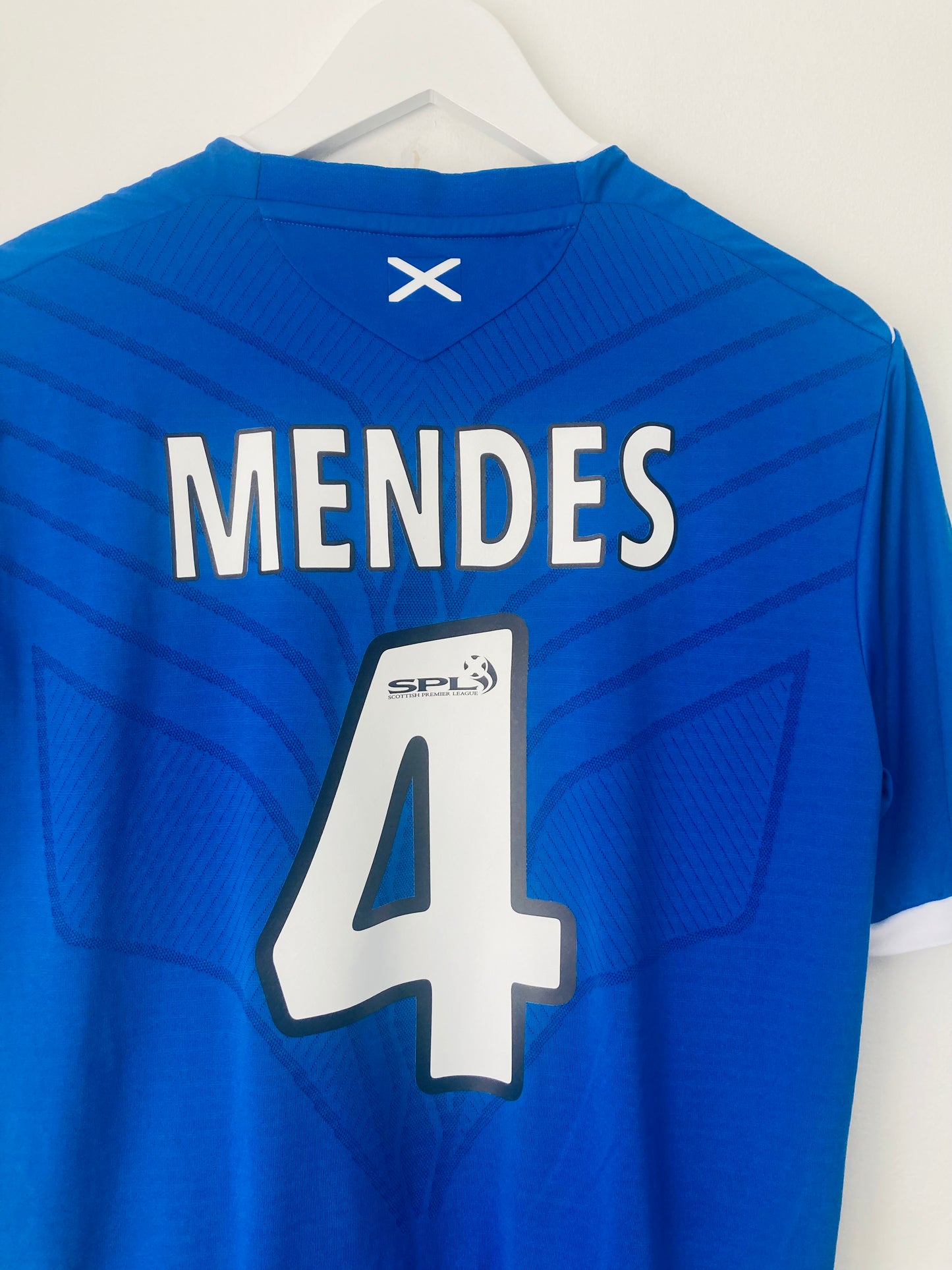 Rangers home football shirt 2008/09 Mendes Large
