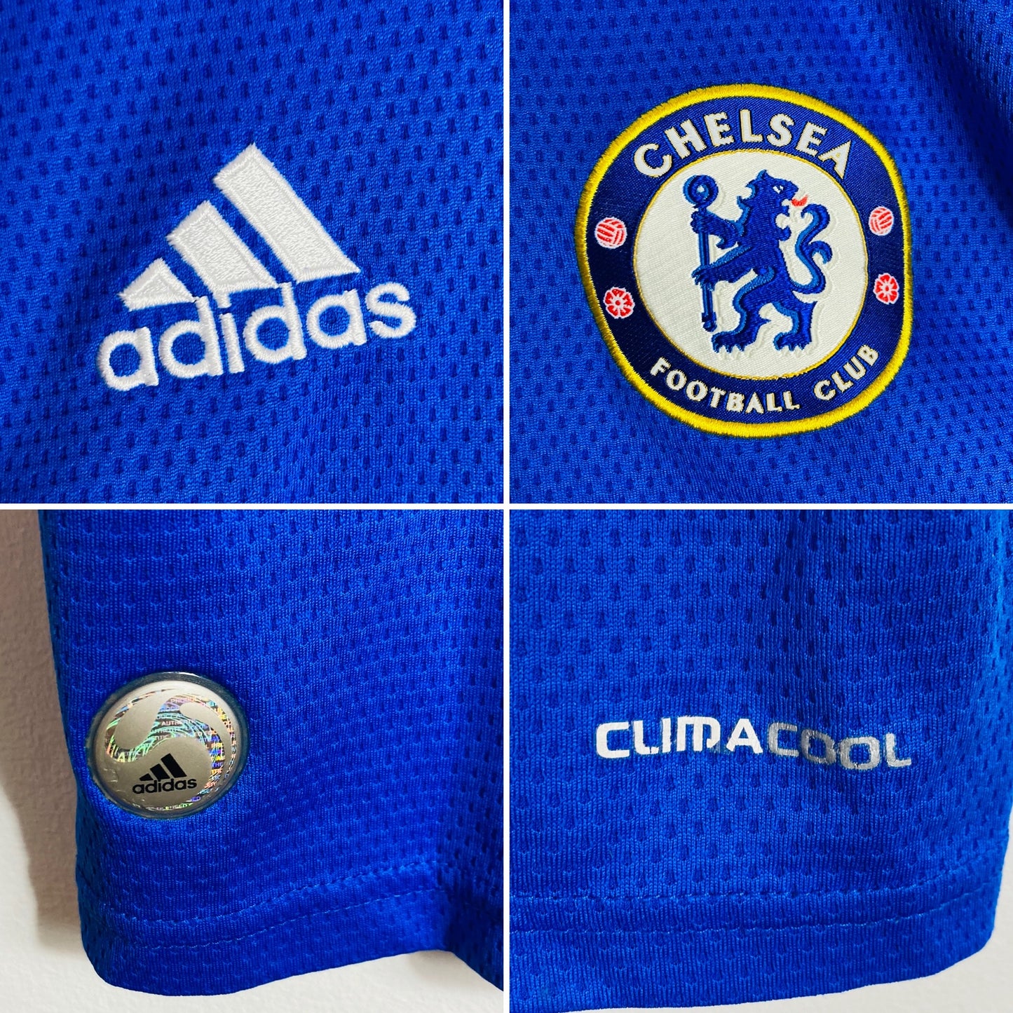 Chelsea home football shirt 2009/10 Drogba Medium