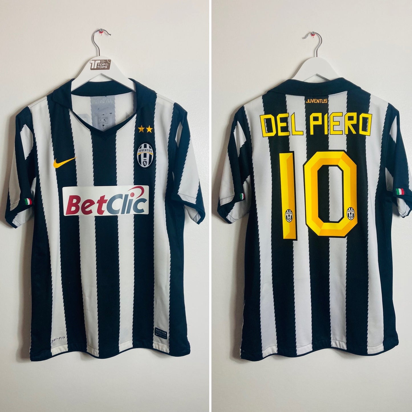 Juventus home football shirt
2010/11 Del Piero Medium