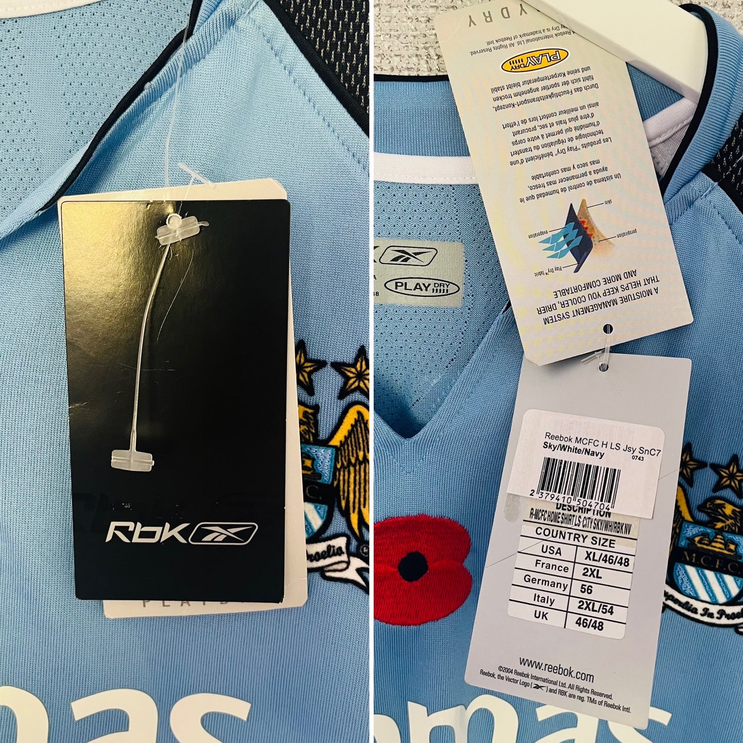 Manchester City home football shirt
2006/07 Dickov XL BNWTs