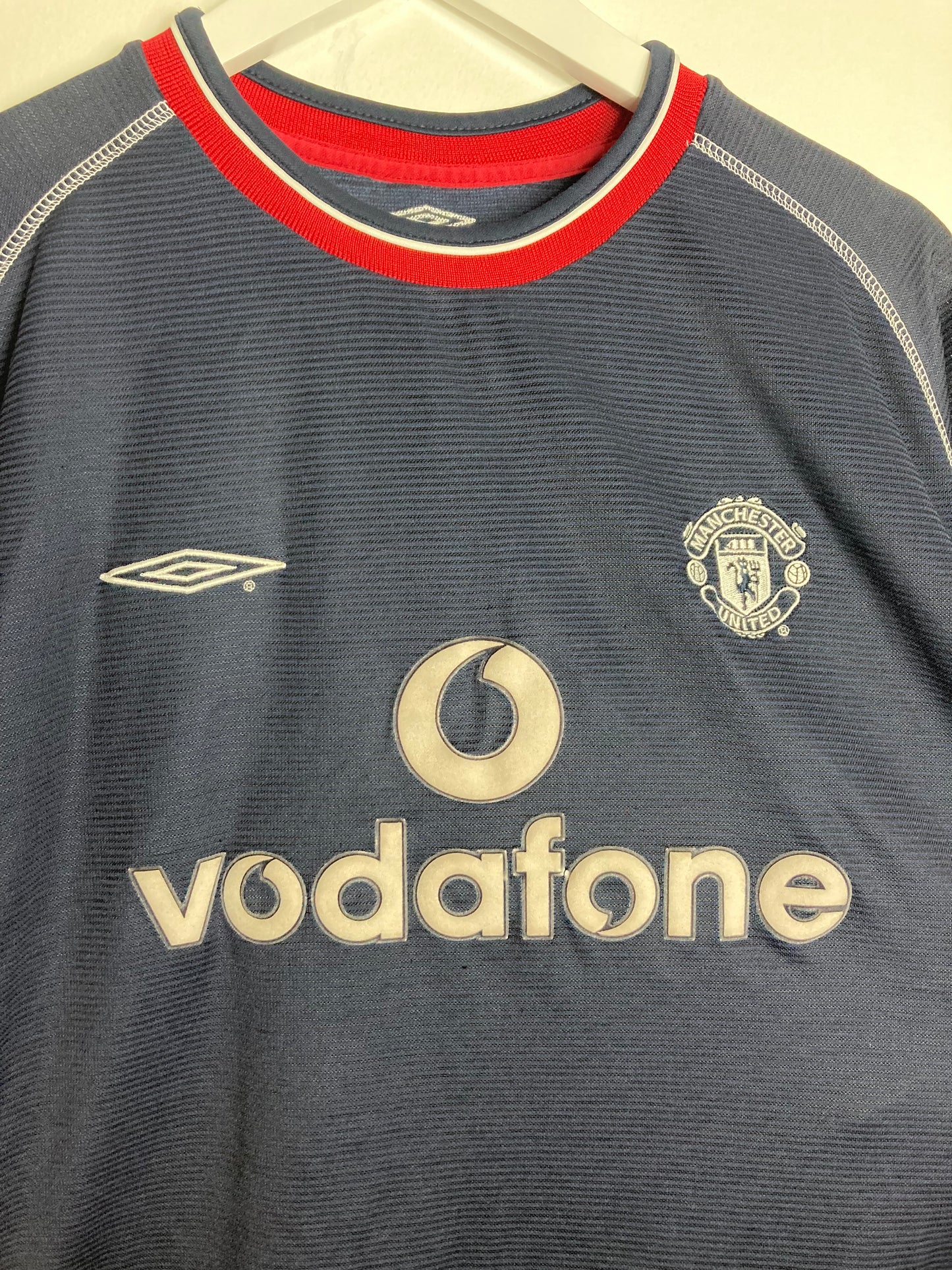Manchester United away football shirt
2000/01 Yorke XL