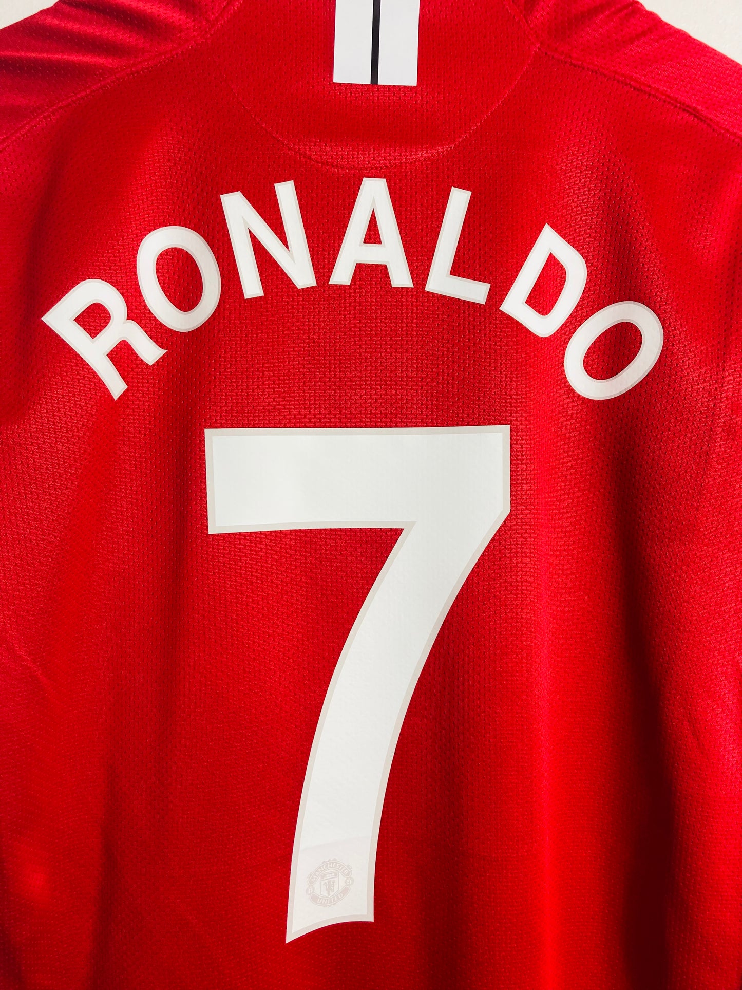 Manchester United home football shirt 2008/09 CR7 Large