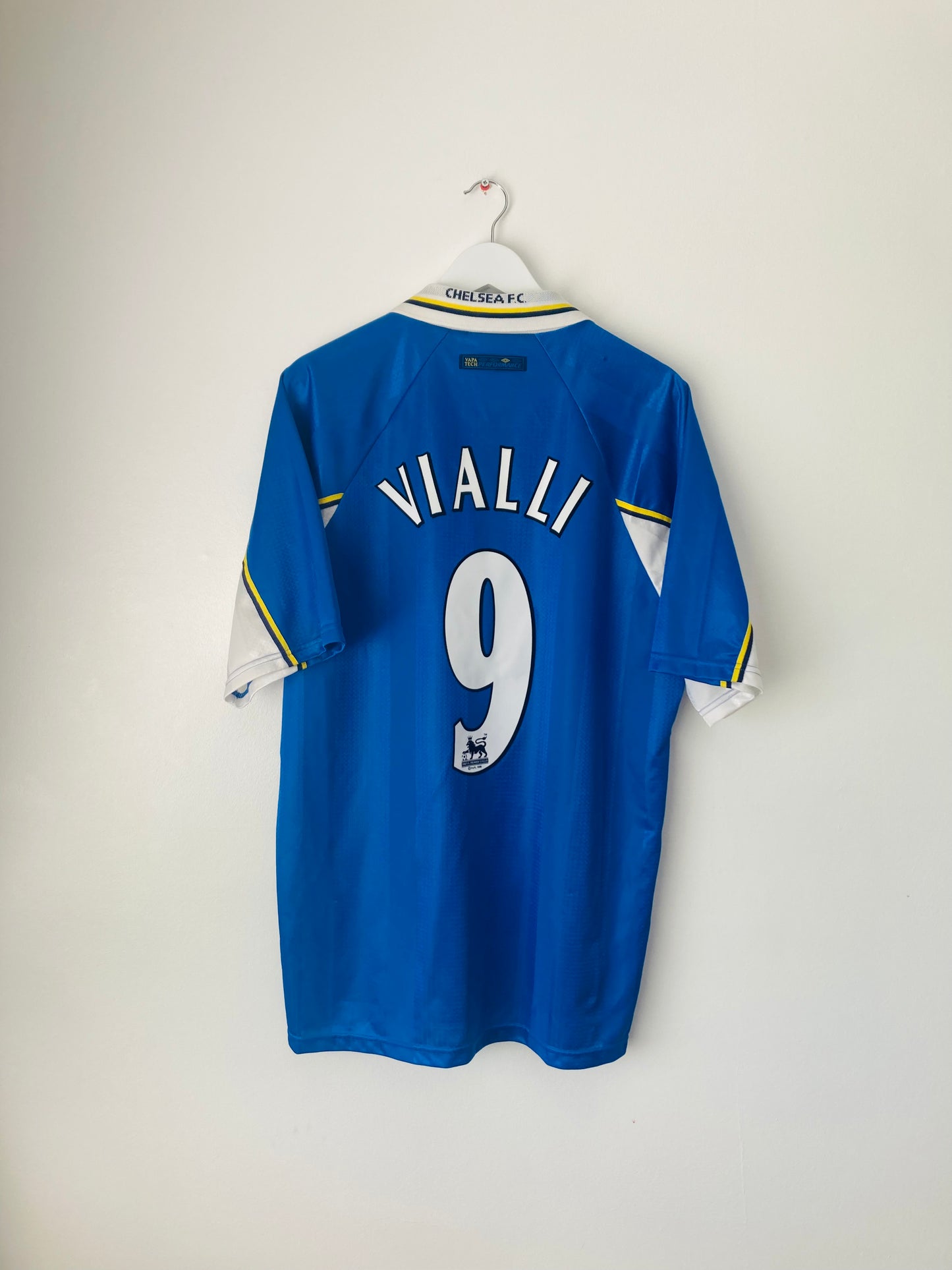 Chelsea home football shirt 1997/98 Vialli XL