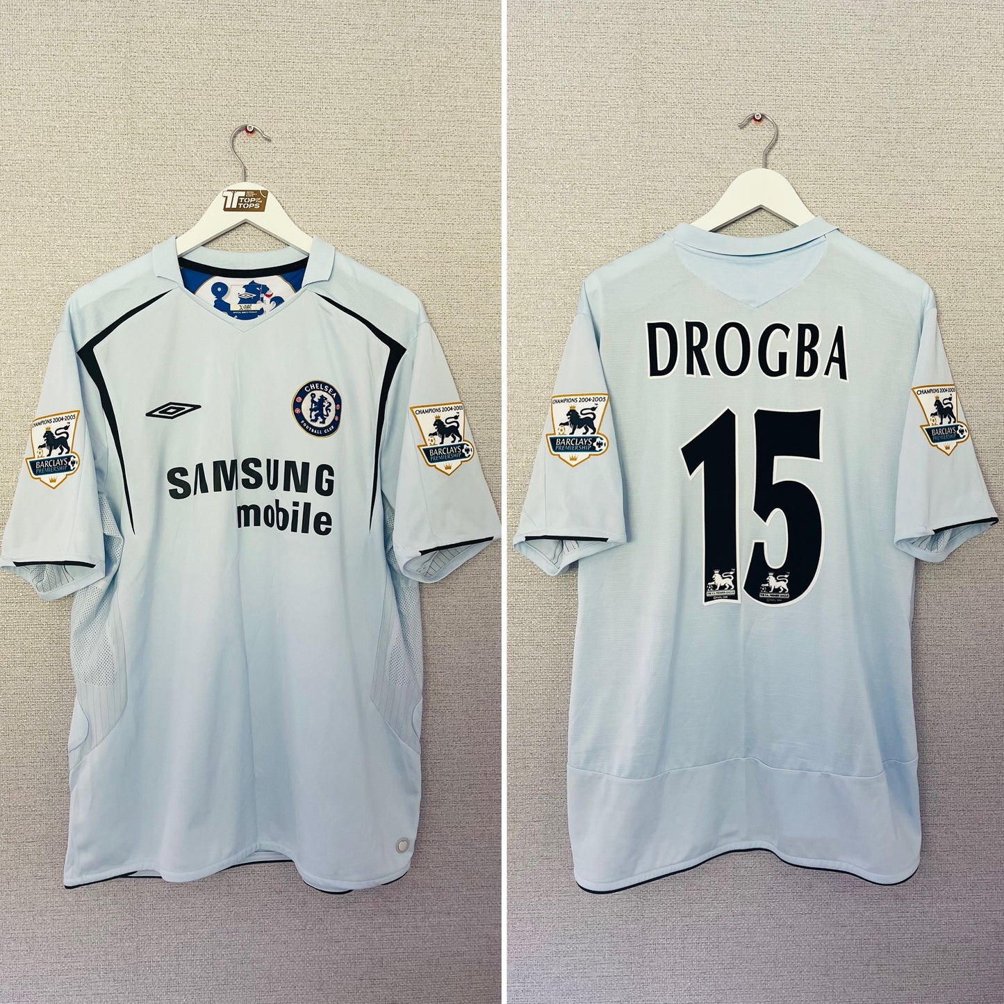 Chelsea away football shirt
2005/06 Drogba XXL