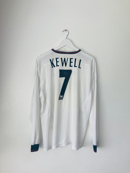Liverpool away football shirt 2003/05 Kewell XL