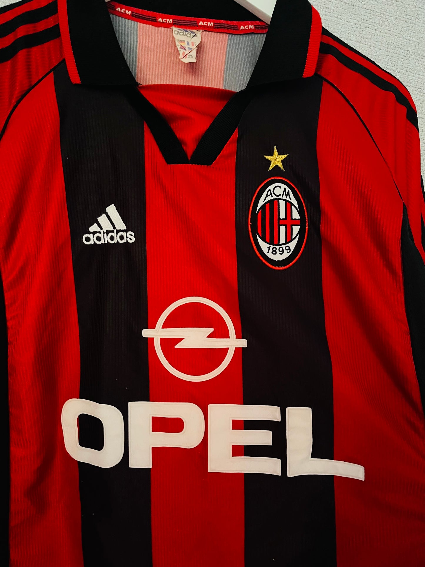 AC Milan home football shirt 1998/2000 Maldini XL