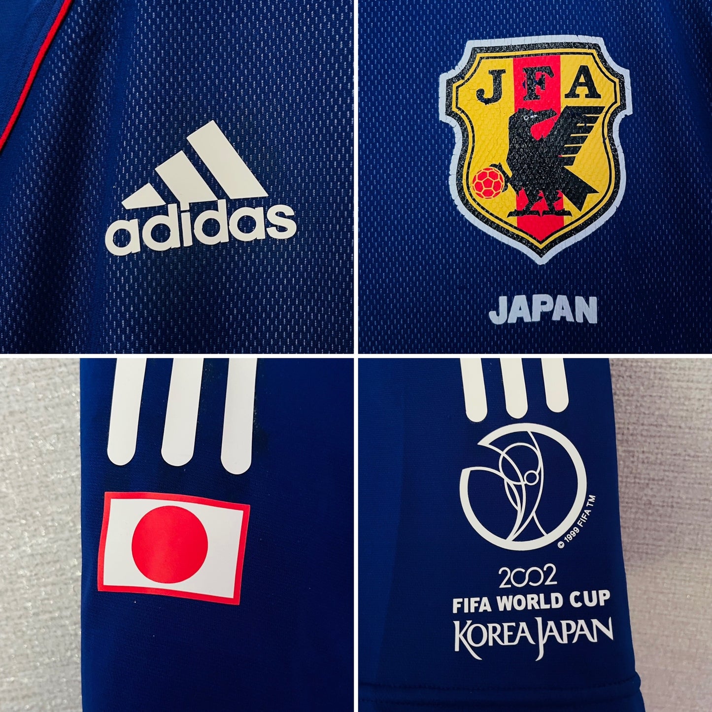 Japan home football shirt
W/C 2002 Nakata Medium