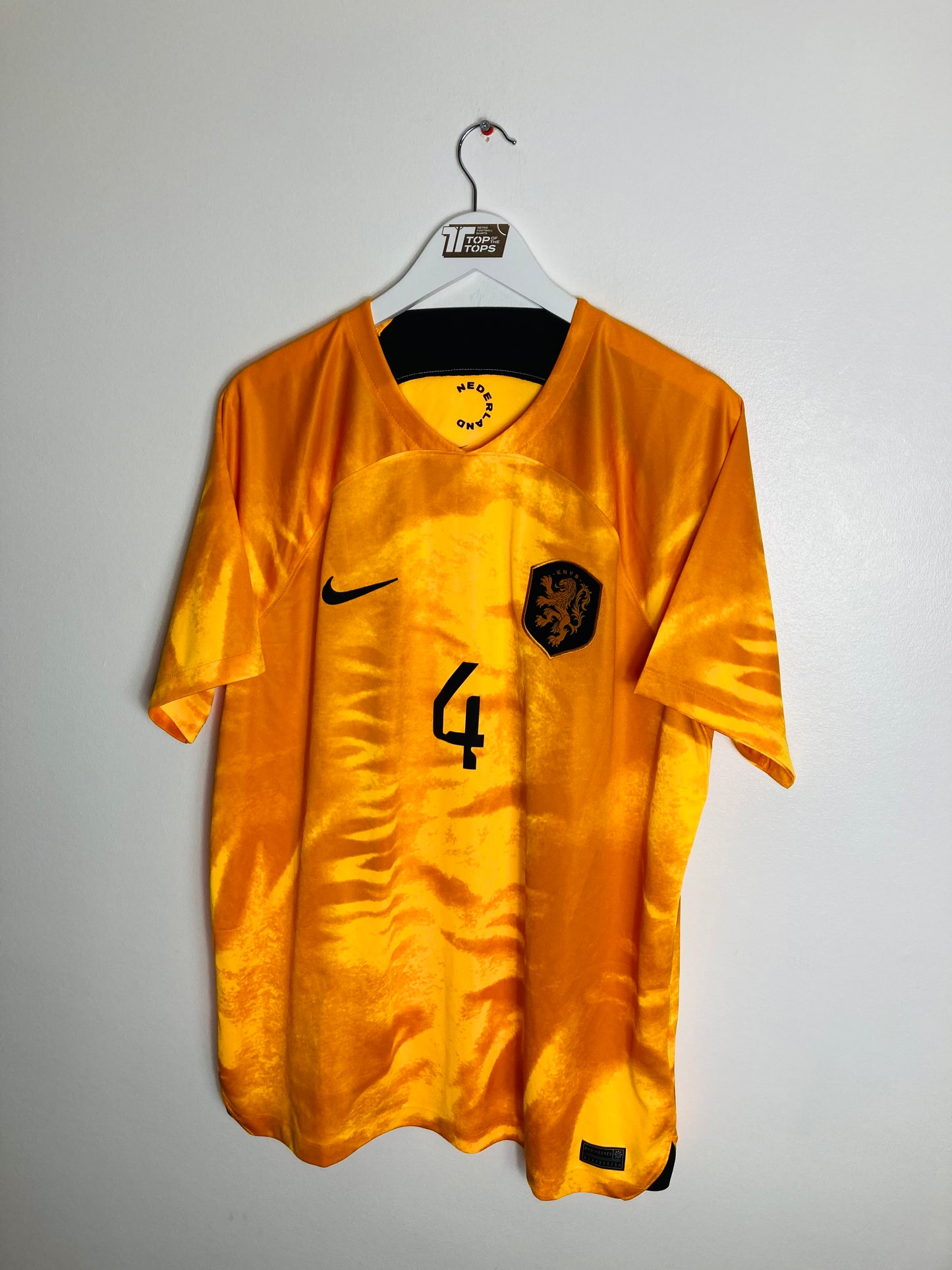 Holland Netherlands home football shirt W/C 2022 Virgil XL