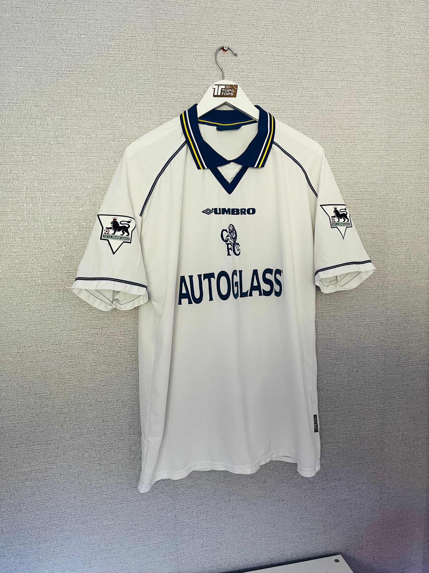 Chelsea away football shirt 1999/2000 Vialli XL