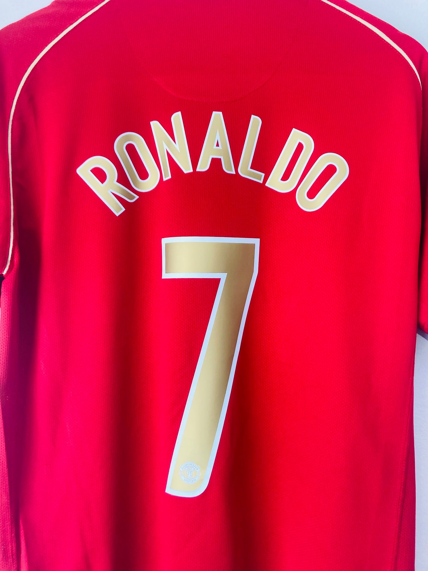 Manchester United home football shirt 2006/07 CR7 Medium