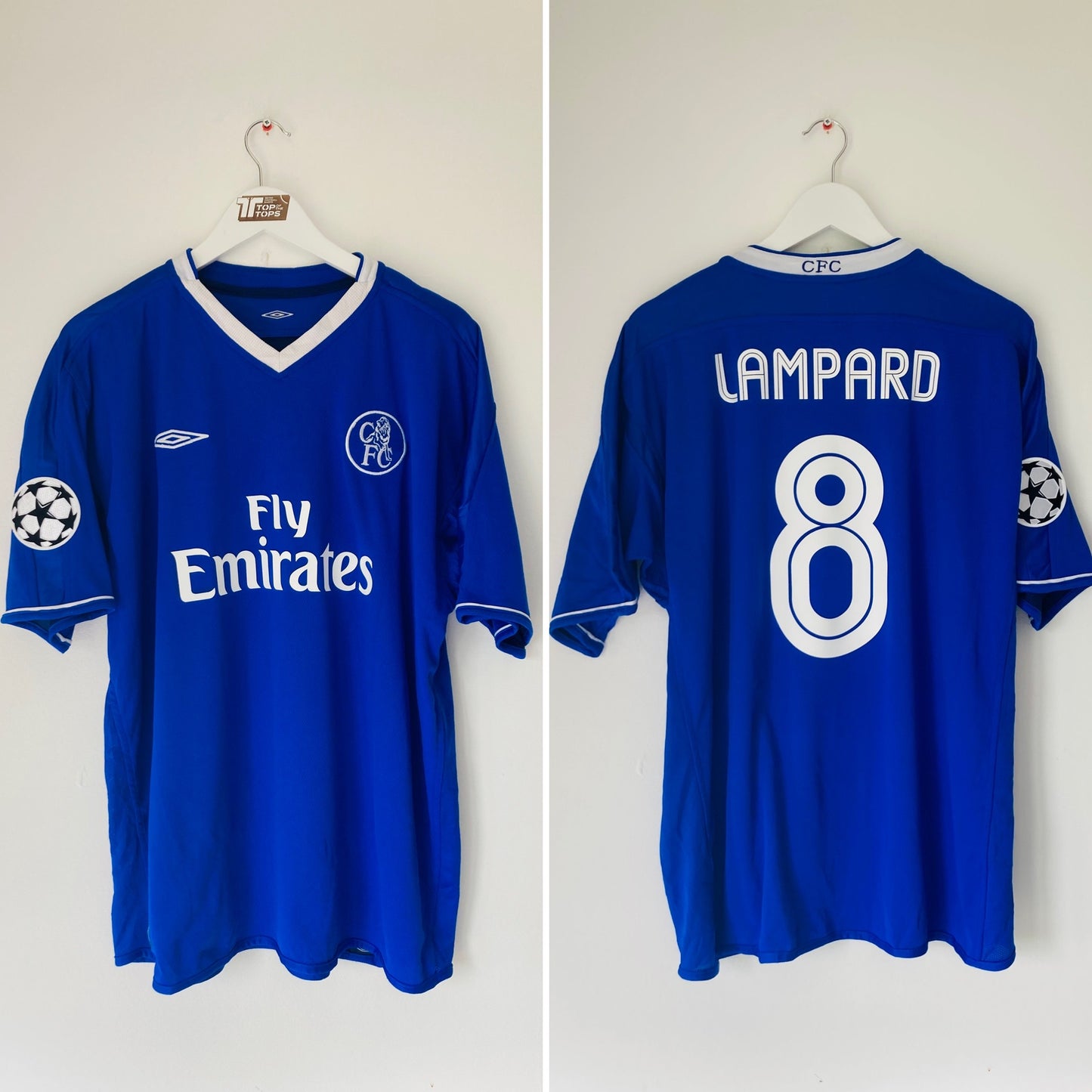 Chelsea home football shirt 2003/05 Lampard XL
