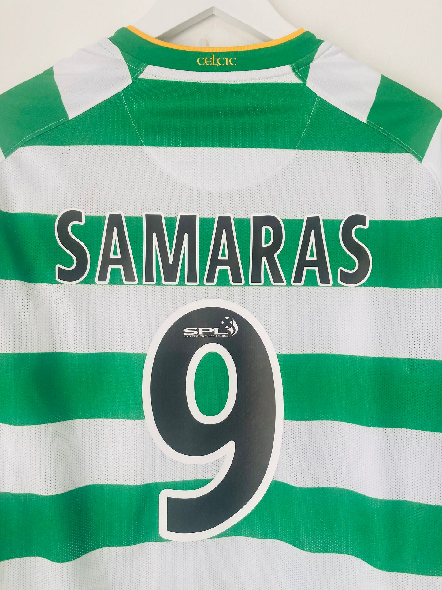 Glasgow Celtic home football shirt player version 2008/10 Samaras XL