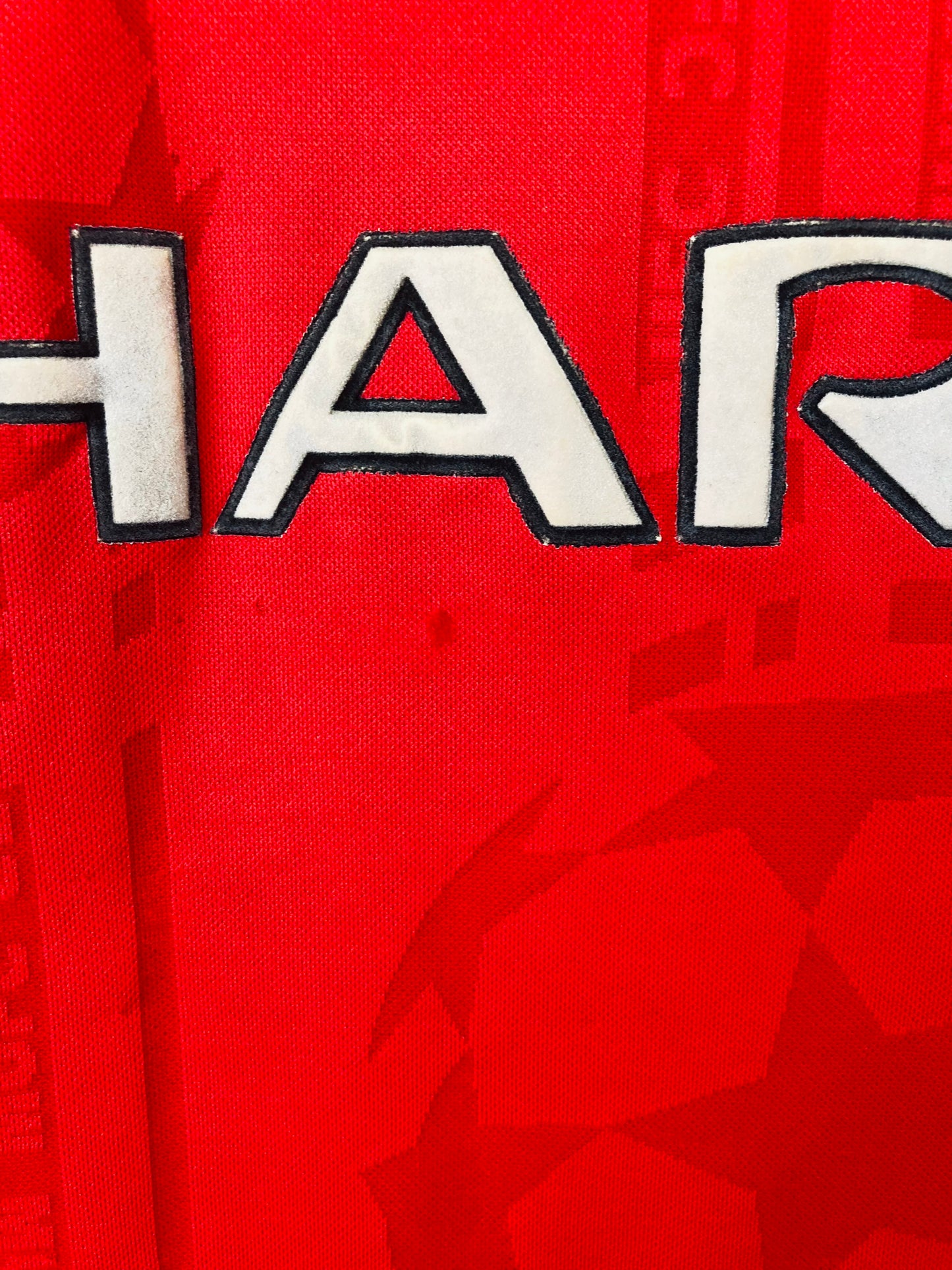 Manchester United home European football shirt 1999/2000 Beckham XL