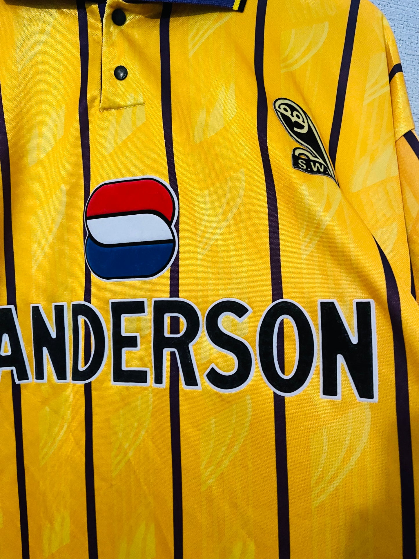 Sheffield Wednesday third football shirt 1994/95 Waddle Large