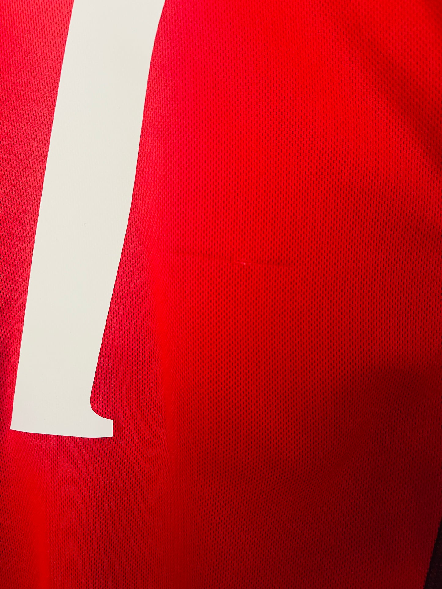 England away reversible football shirt W/C 2002 Beckham Small