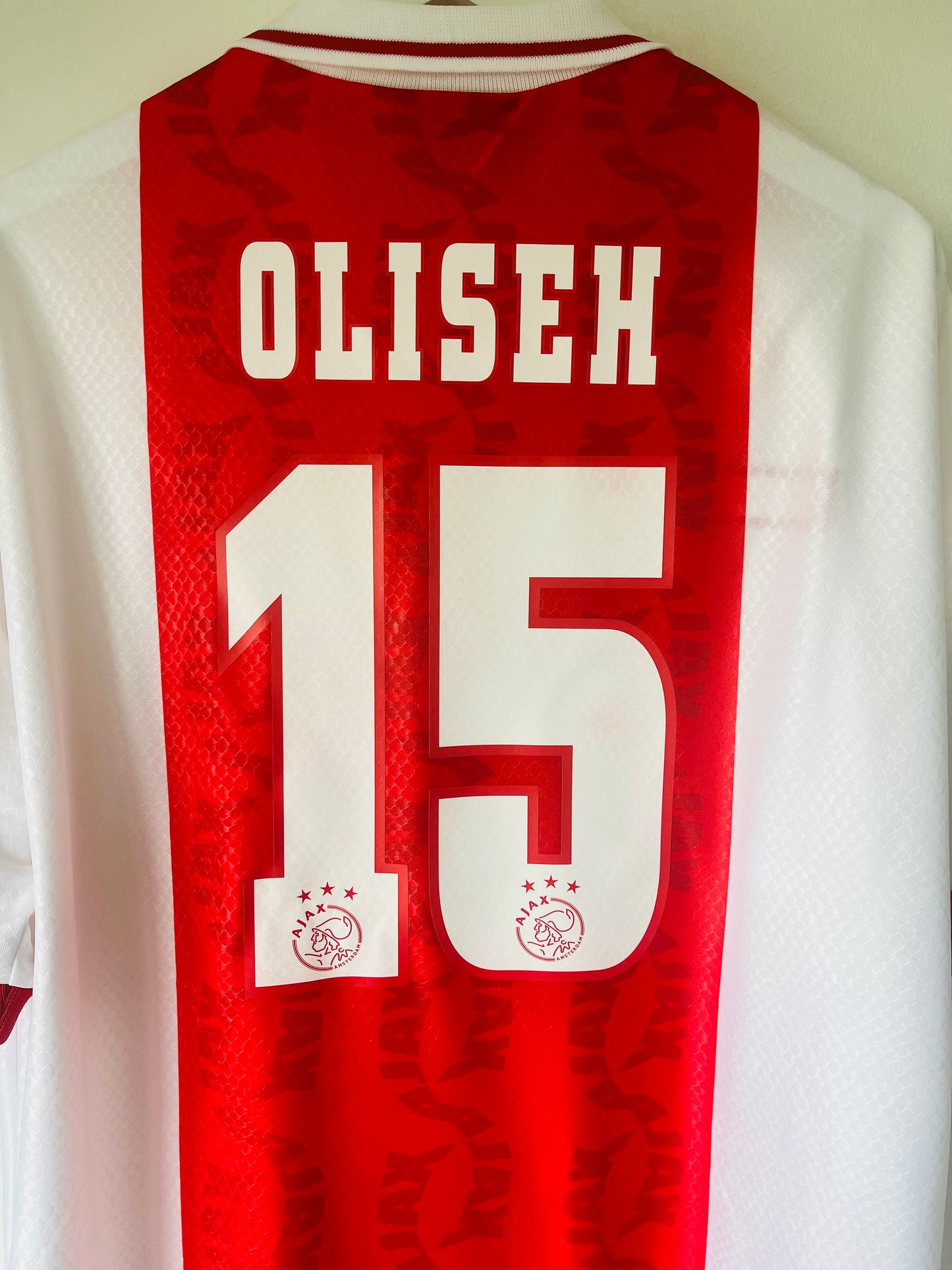 Ajax home football shirt 1998/99 Oliseh XL