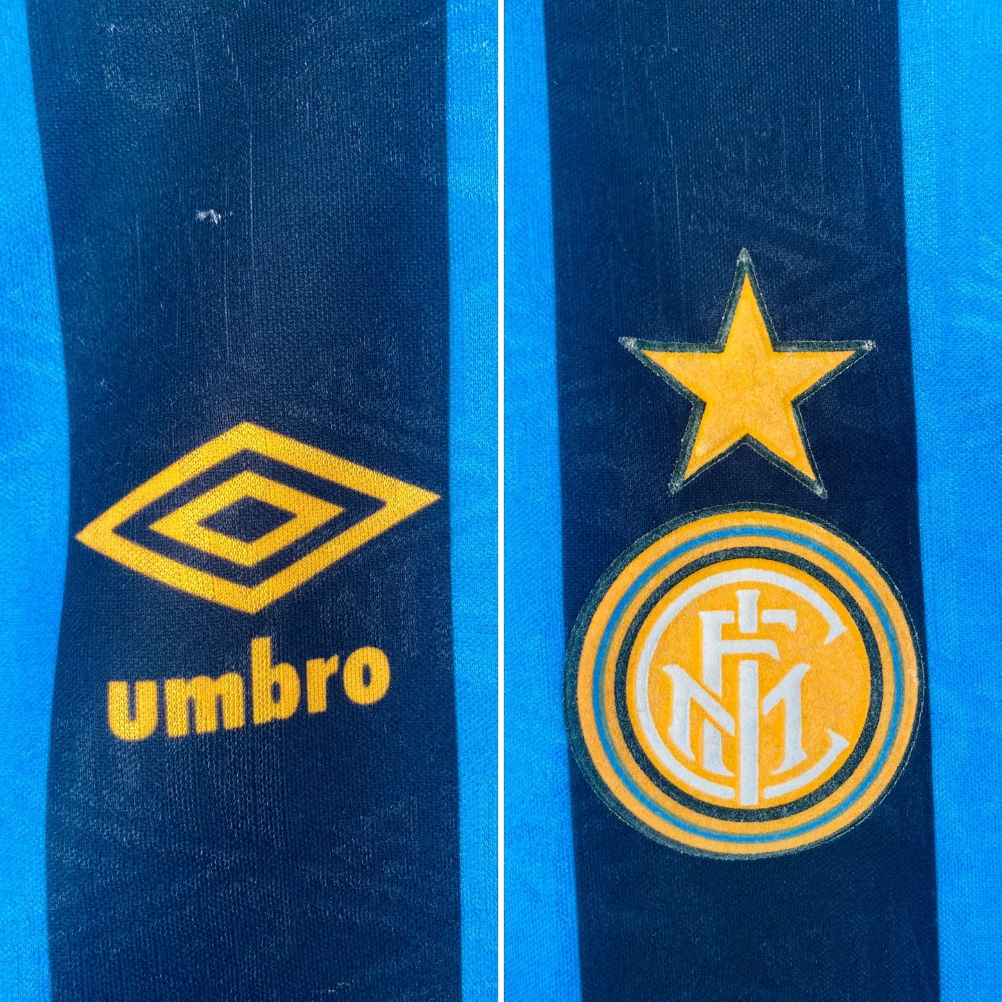Inter Milan home football shirt 1991/92 Large