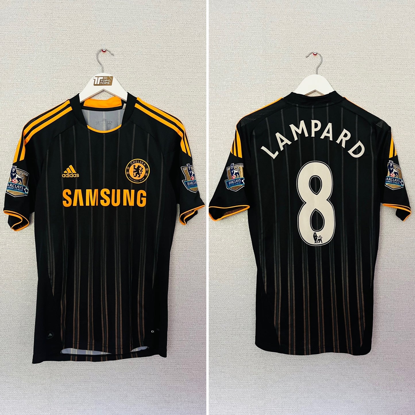 Chelsea away football shirt 2010/11 Lampard Small/Medium