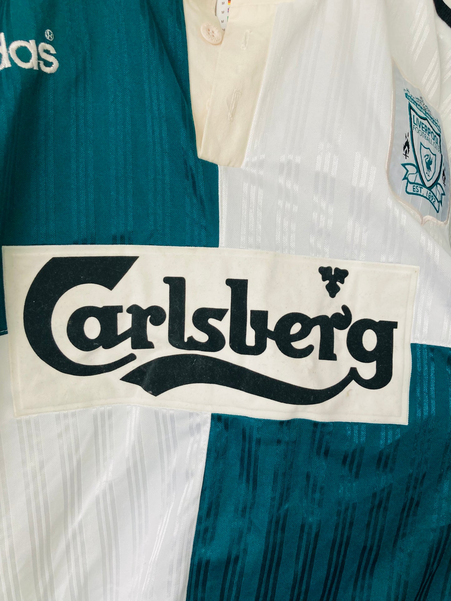 Liverpool away football shirt 1995/96 Fowler Medium