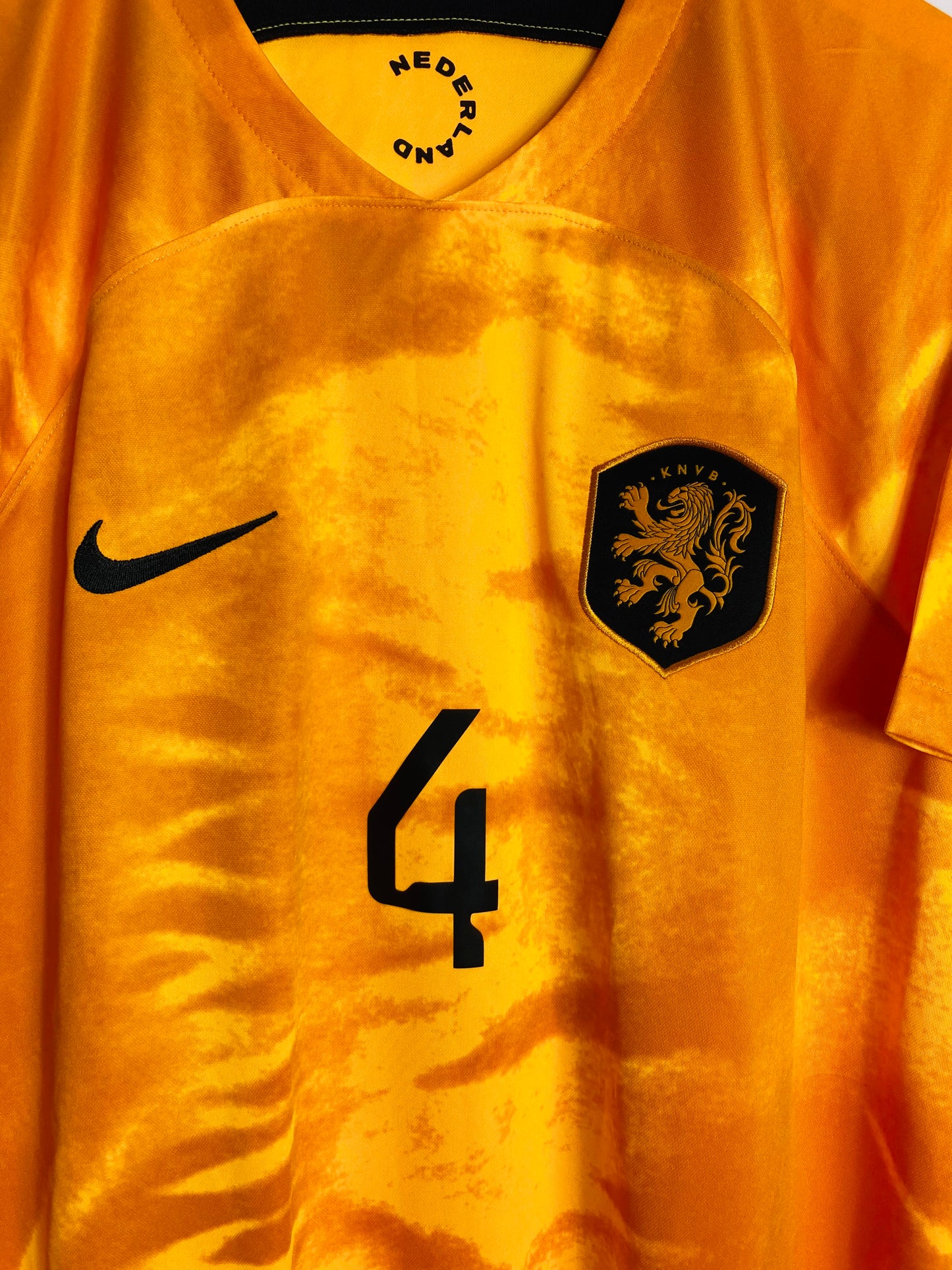 Holland Netherlands home football shirt W/C 2022 Virgil XL