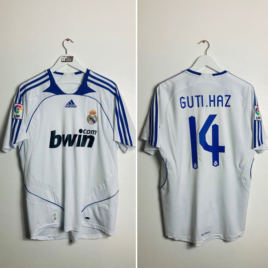 Real Madrid home football shirt 2007/08 Guti medium
